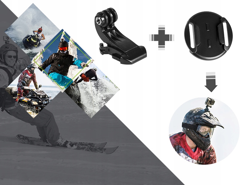 

Mocowanie Na Kask Front Mount GoPro Hero 6 5 4 3 +