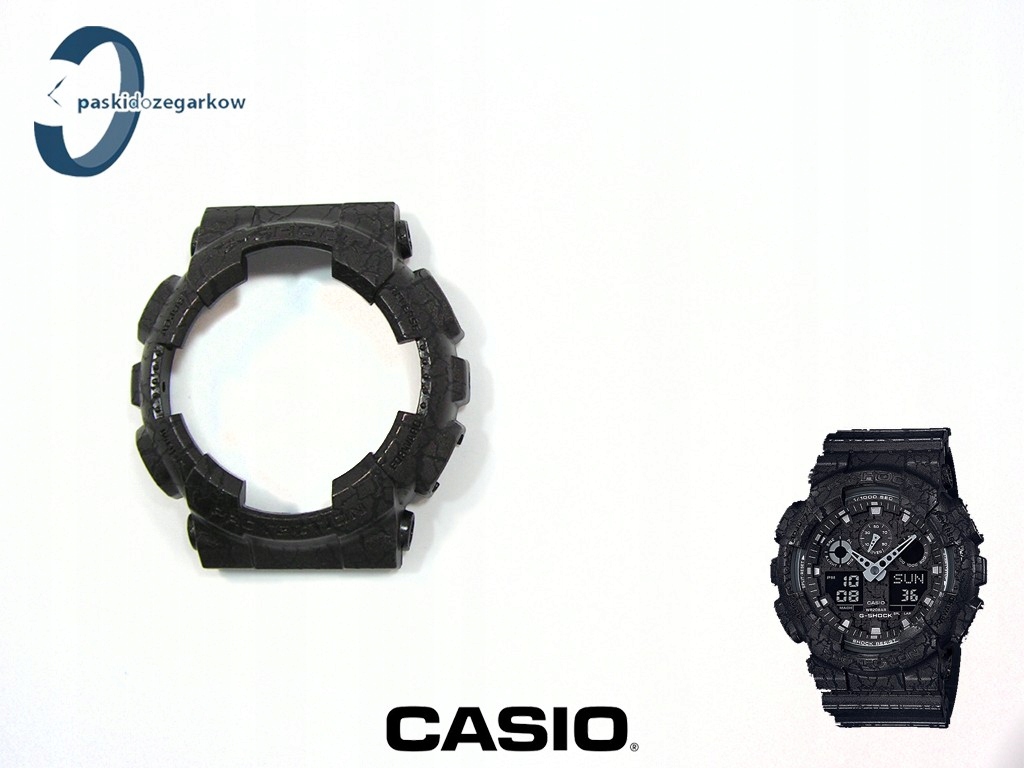 Bezel Casio GA-100 GA-110 GA-100CG GA-100CG-1A czarny oryginalny