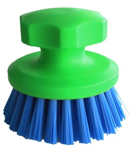 SZCZOTKA DO MYCIA KONWI OKRĄGŁA ZIELONO-NIEBIESKA