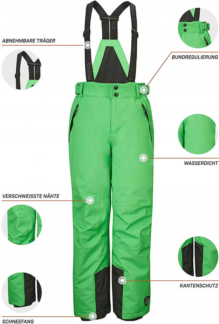 SPODNIE ZIMOWE CHŁOPIĘCE KILLTEC GAUROR JR 140 Rozmiar 140