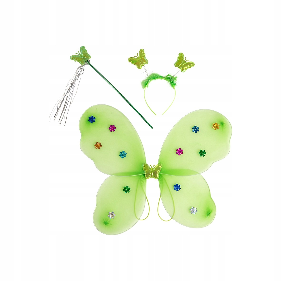 Zestaw motyl zielony