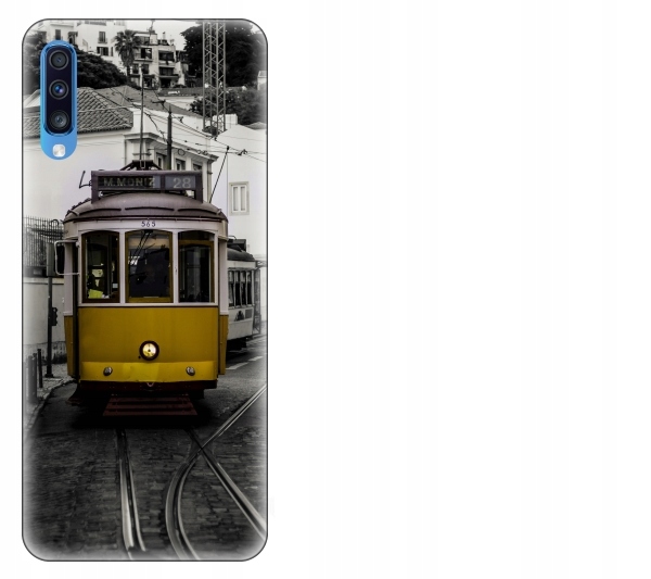 

Etui pokrowiec Samsung Galaxy A70 Lizbona żółty tr