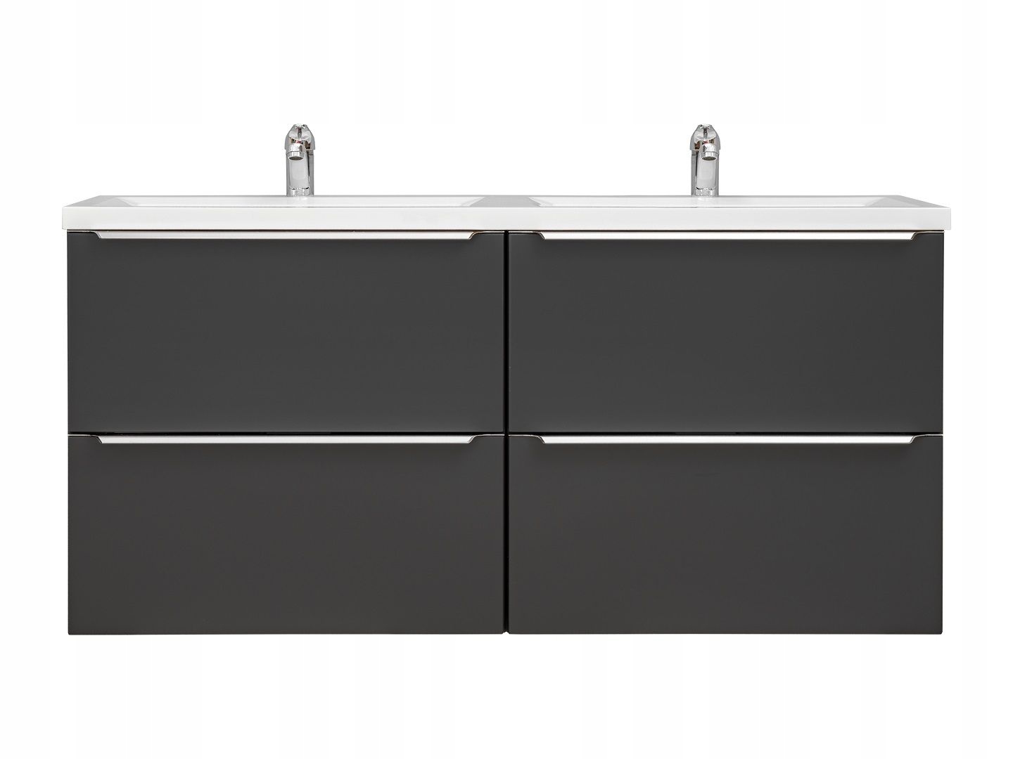 SZAFKA ŁAZIENKOWA Z UMYWALKĄ 120 CM CAPRI COSMOS Kolor mebla czarny