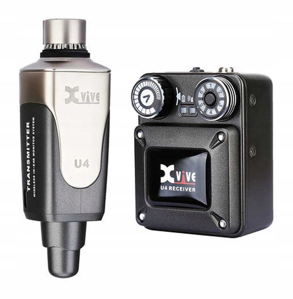 Xvive U4 Set bezprzewodowy system odsłuchu dousznego 2.4 Ghz