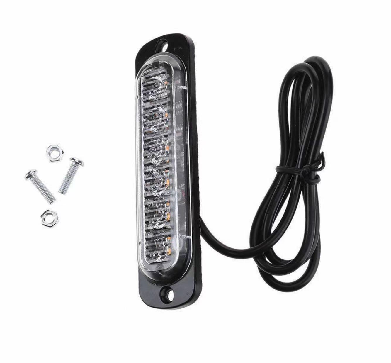 STROBOSKOPY OSTRZEGAWCZE SAMOCHODOWA ŚWIATŁA STROBOSKOPOWE 4X 6 LED 12/24V Numer katalogowy części CR5960