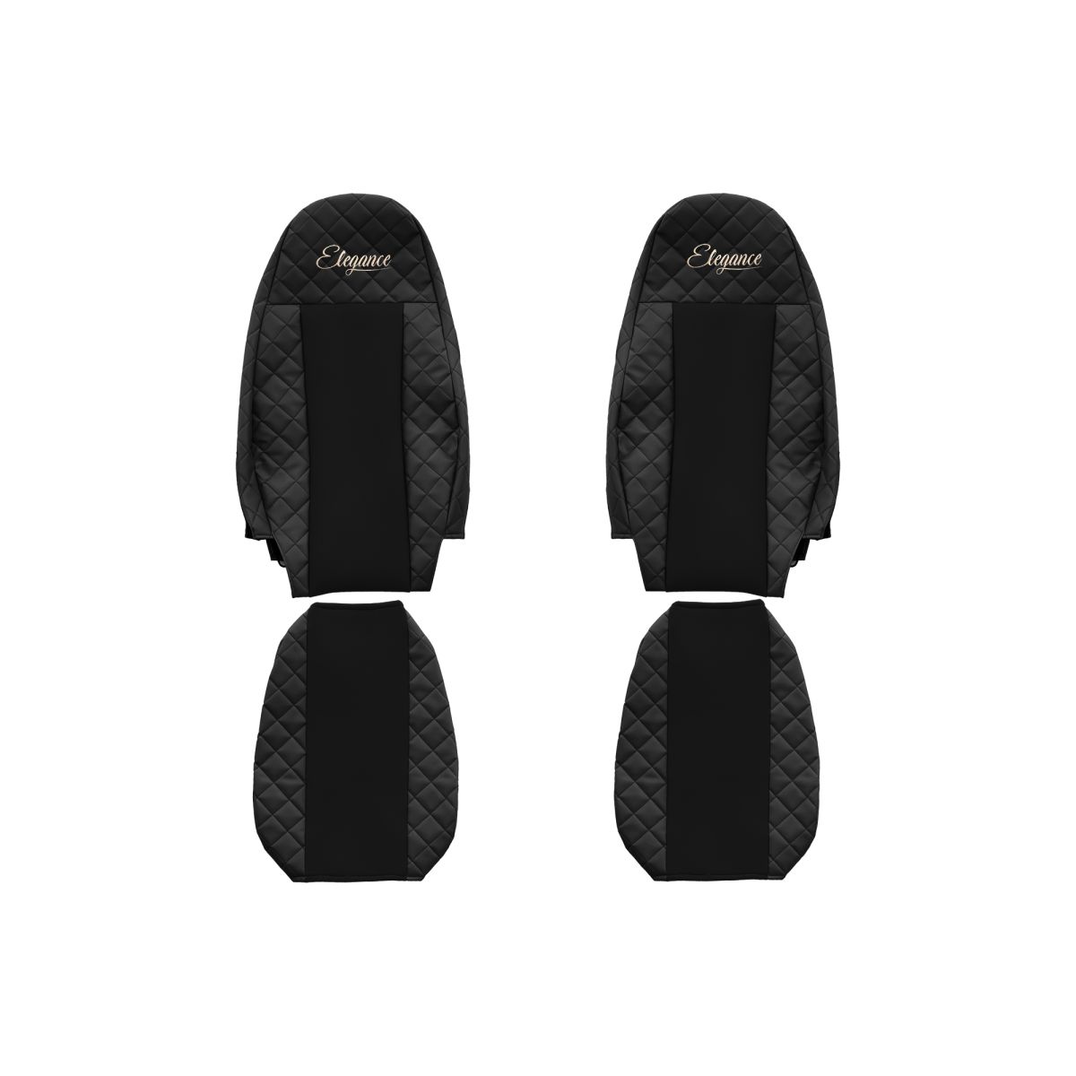 Poťah na sadu sedadiel F-core umelá koža, univerzálny velúr