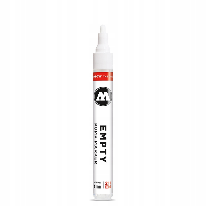 Pusty marker Molotow 211EM - 4 mm - round Kolor inny