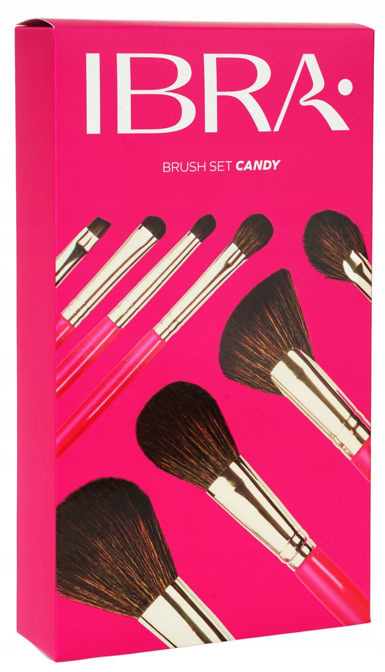 Ibra Brush Set Candy Sada 8 štětců na líčení