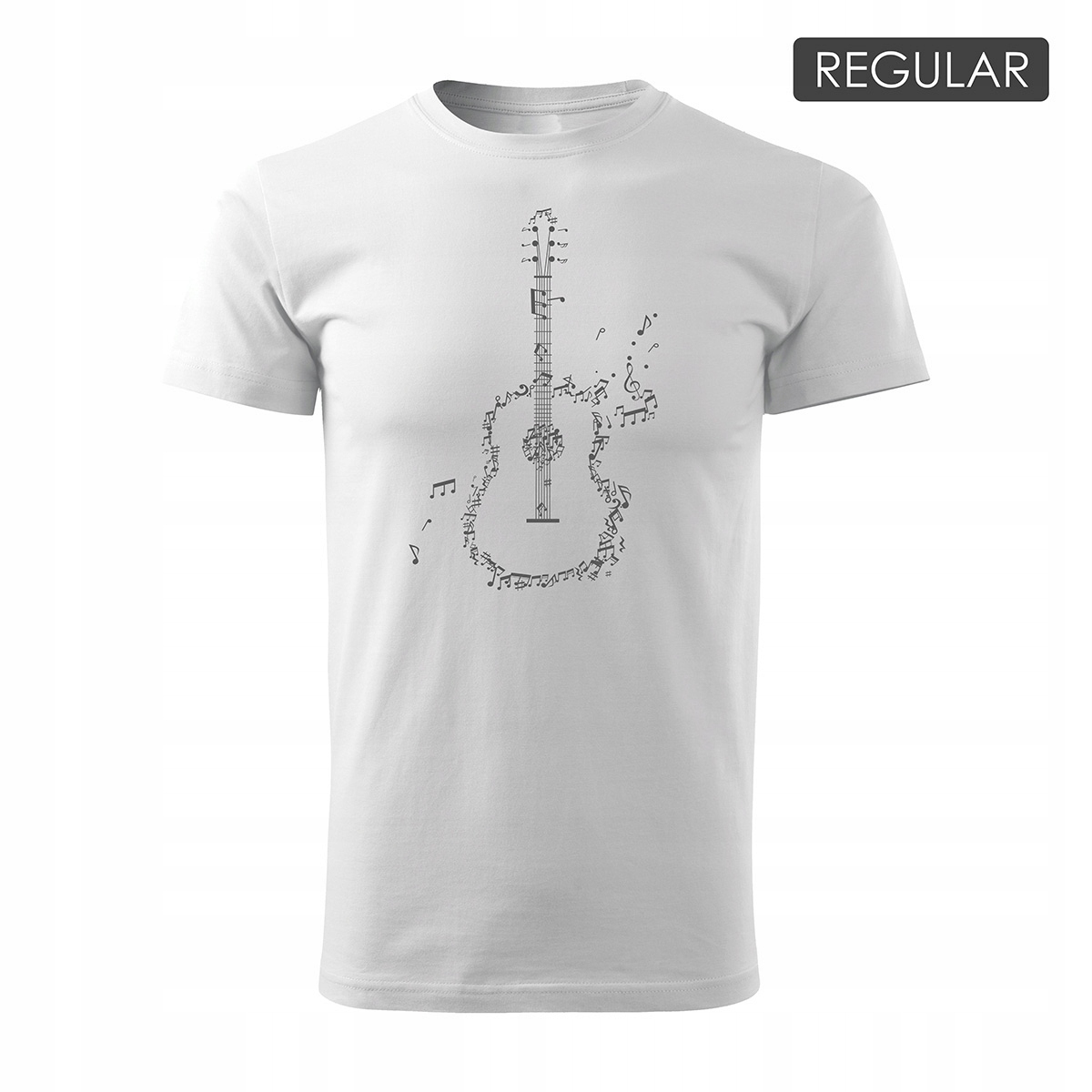 

Koszulka rock rockowa jazz z gitarą dla gitarzysty