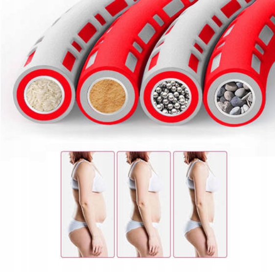 HULA HOP ODCHUDZAJĄCE SKŁADANE Z MASAŻEREM 95cm Rodzaj inne