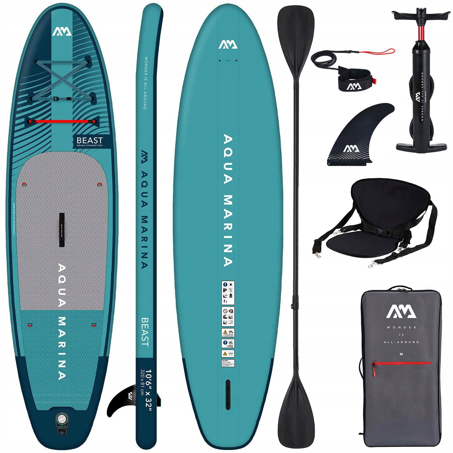 Deska Sup Aqua Marina Beast 10'6" BT-23BEP Combo