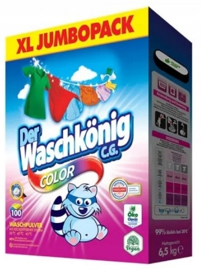

Waschkonig Proszek Kolor 6,5KG 100 prań