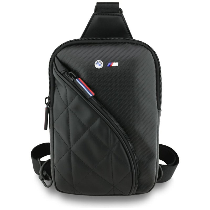 Bmw Carbon Pocket & Metal Logo crossbody kabelka na telefon (černá)