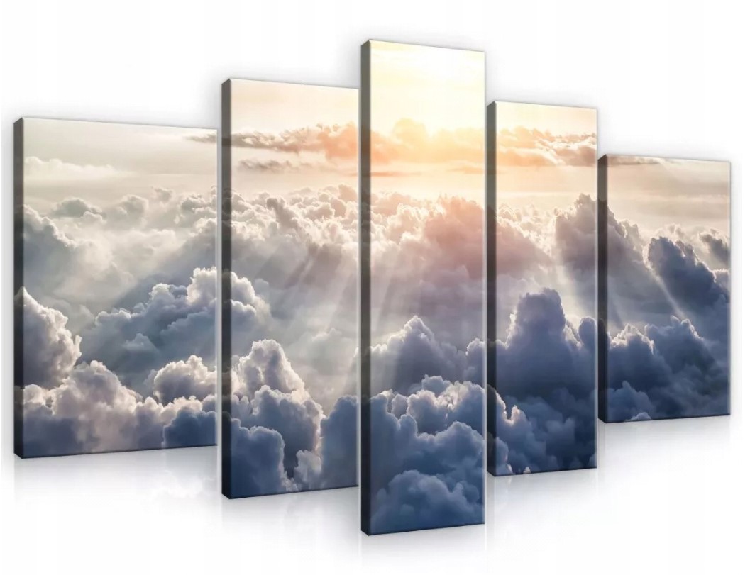 Obraz 170x100 Mraky obloha slnko svetlo priestor pokoj sen