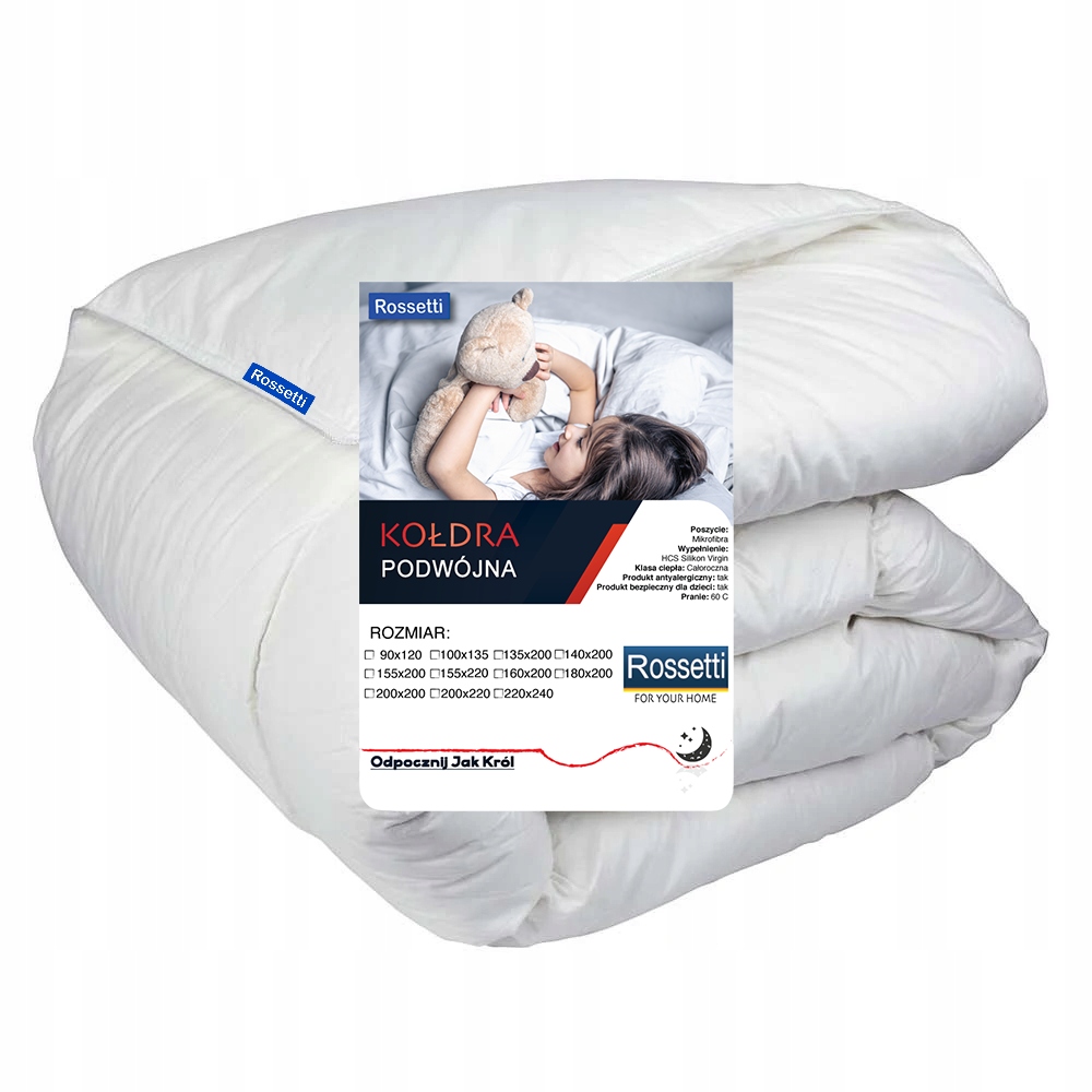 Přikrývka Dvojitá Antialergická 200x200 Duo Premium