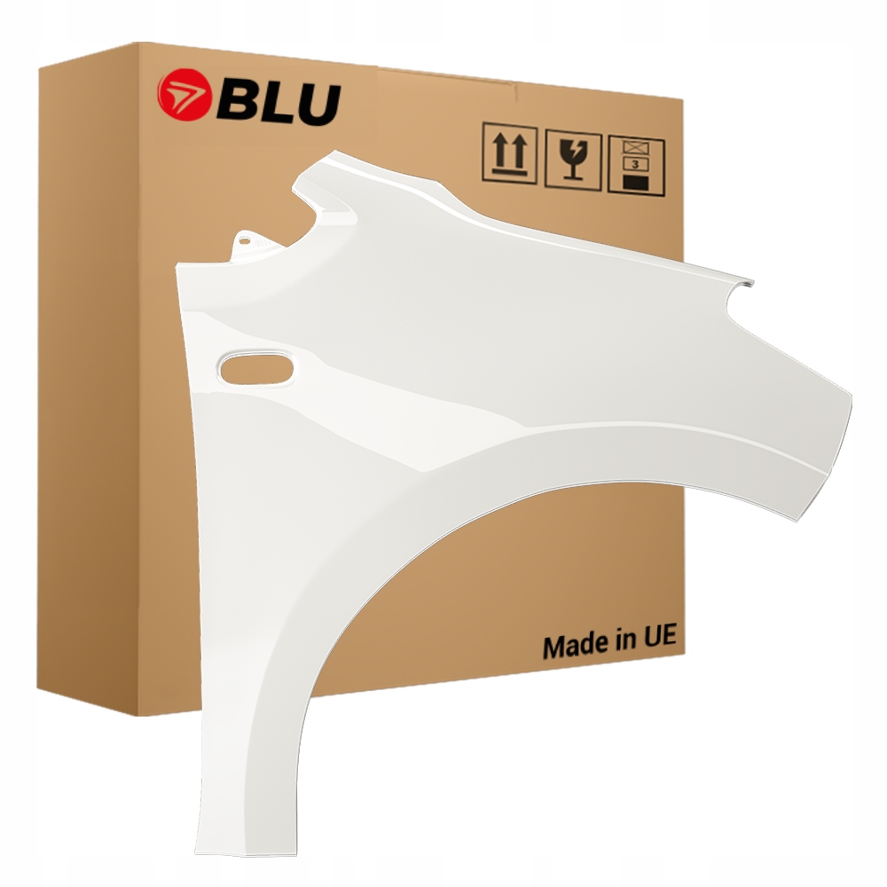 Blu Blatník Seat MII LB9A pravý bílý 12-19 přední CandyWeiss