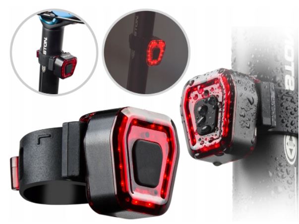 LATARKA LED CREE 1200 NA ROWER ROWEROWA+UCHWYT+ŚWIATŁO STOP TYLNA NA TYŁ Zasilanie akumulator