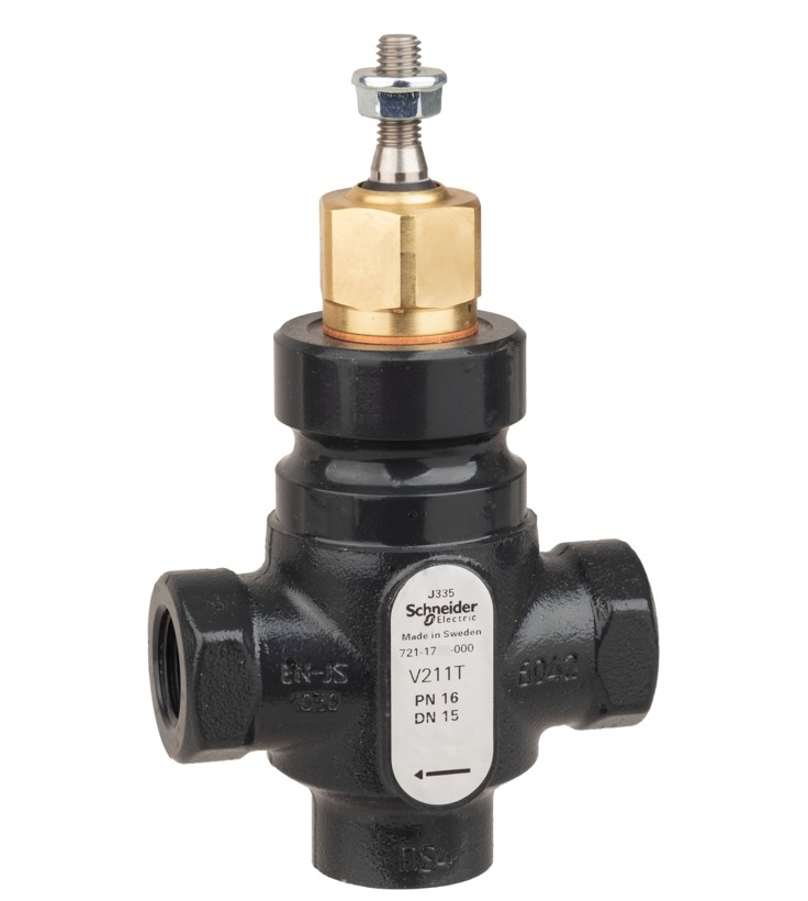 Dvojcestný regulačný ventil V211T/15/1,6 Schneider Electric