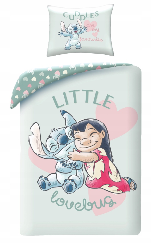 POŚCIEL BAWEŁNIANA LILO i STITCH 160x200 STICH STICZ