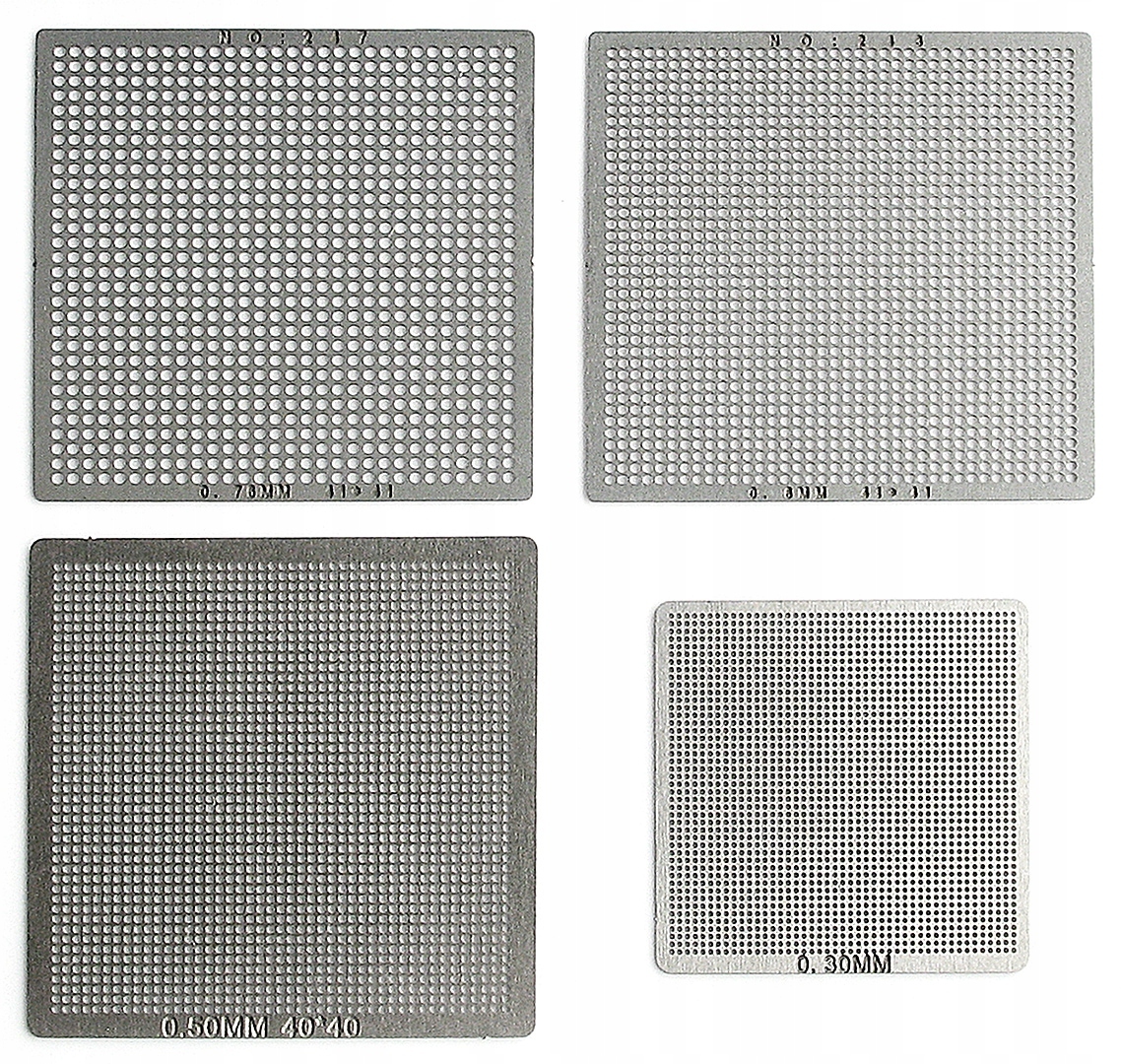 

Sita Uniwersalne Bga Sito 0.3 0.5 0.6 0.76mm 4szt