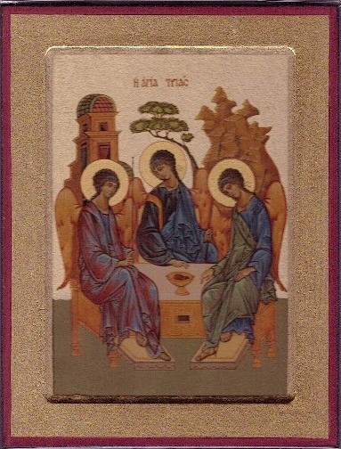 Ikona. Svatá Trojice .