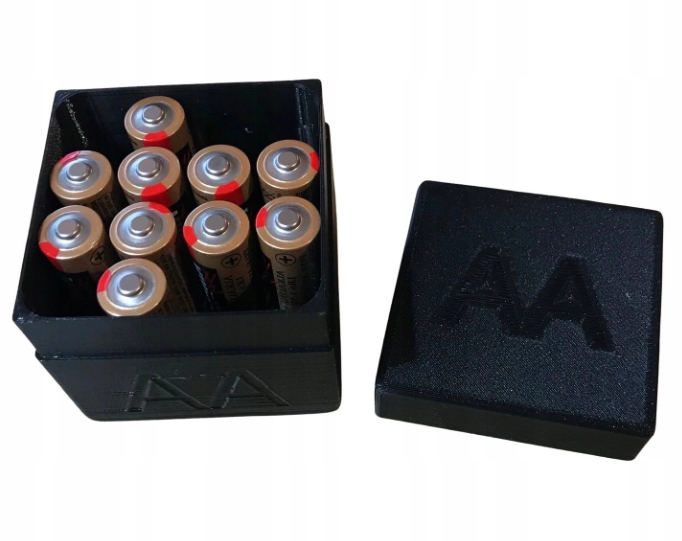 Organizer Na Baterie Komplet Aa Pudełko Paluszki Eko