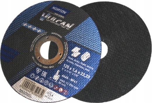 TARCZA DO CIĘCIA METAL STAL INOX NORTON VULCAN 125x1,6