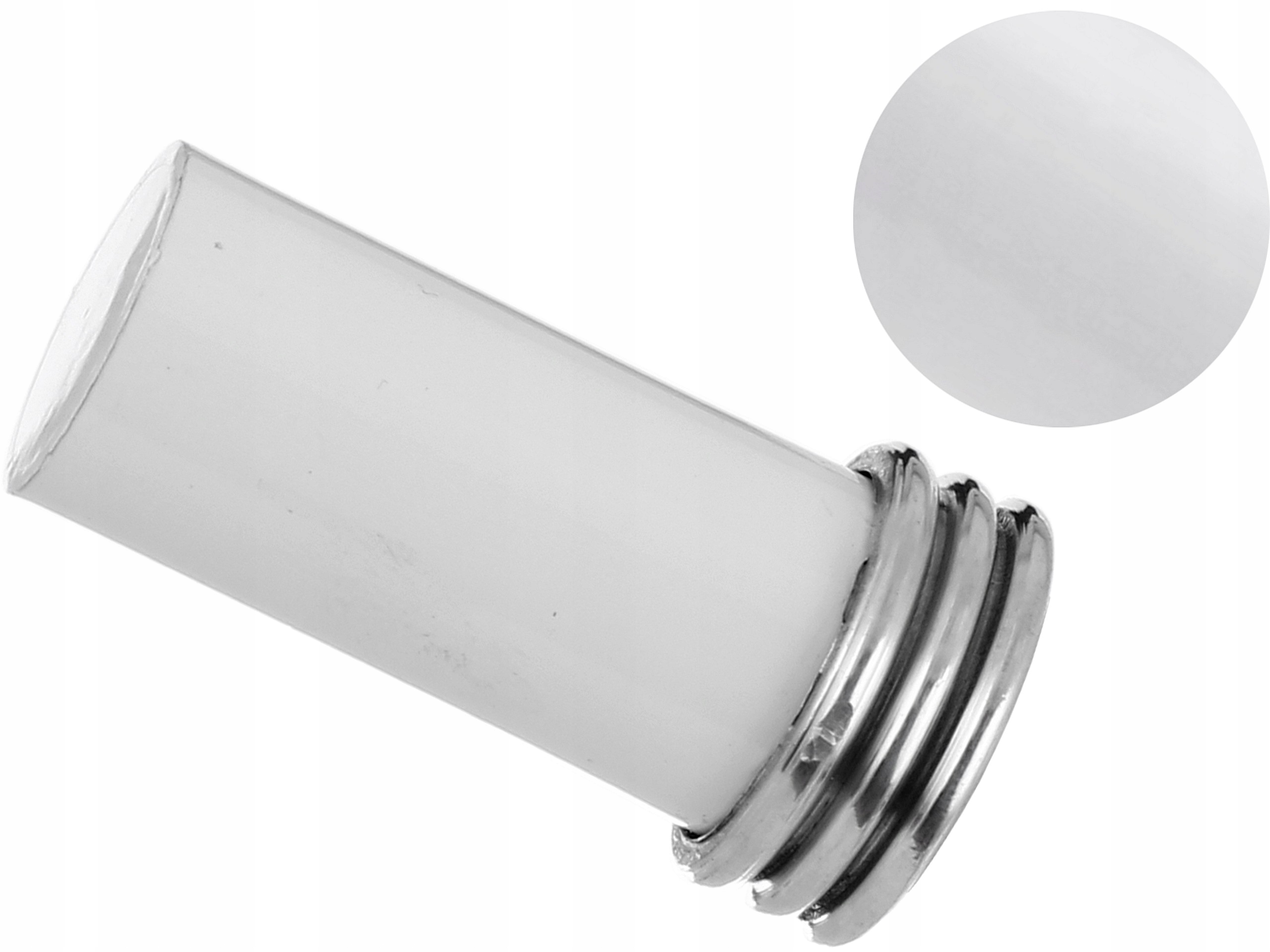 

19 mm Anello zakończenie do karnisza Biały