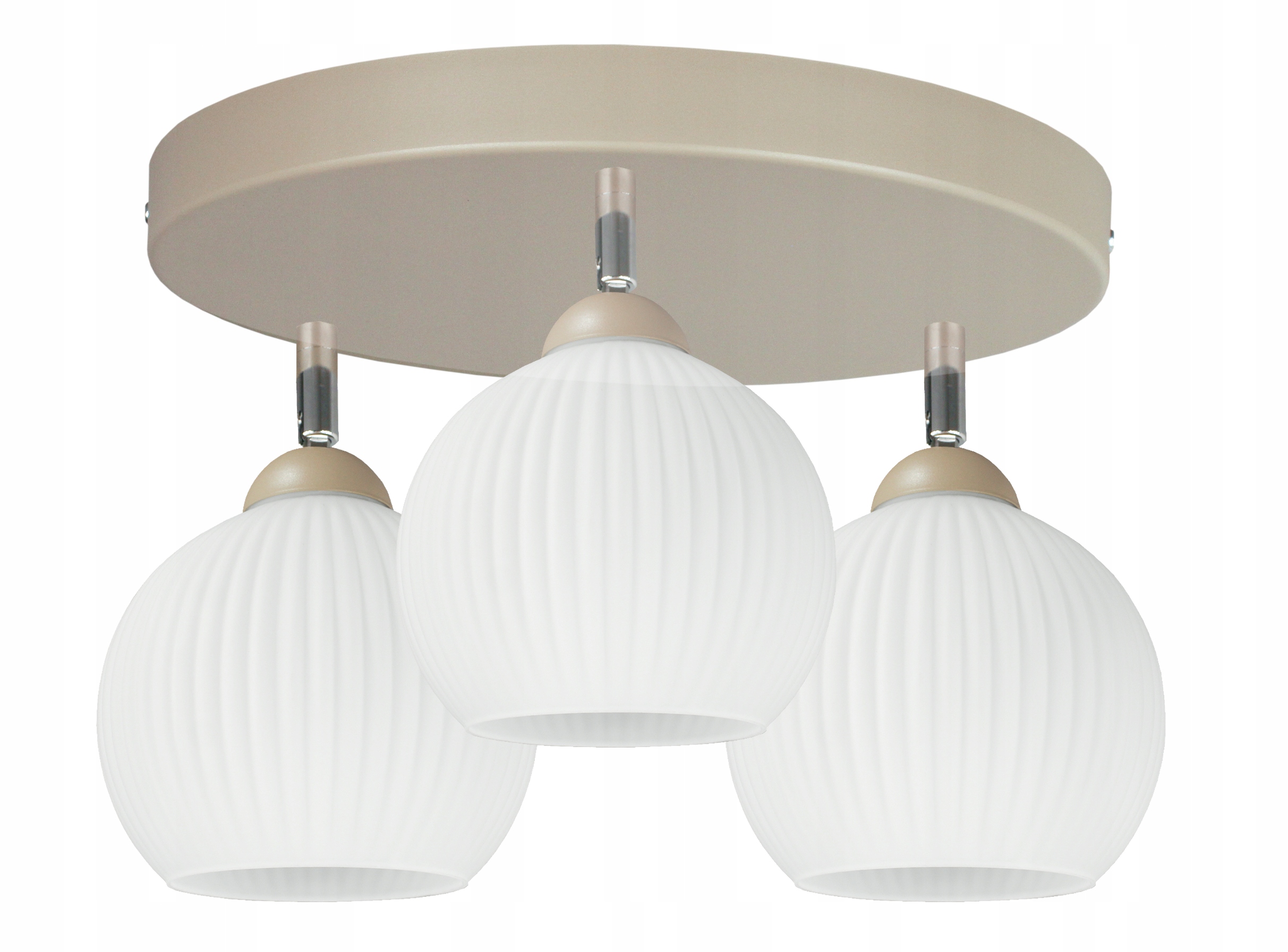Stropní Svítidlo stropní svítidlo Rýhované Kloše lustr lampy do obývacího pokoje boho béžová