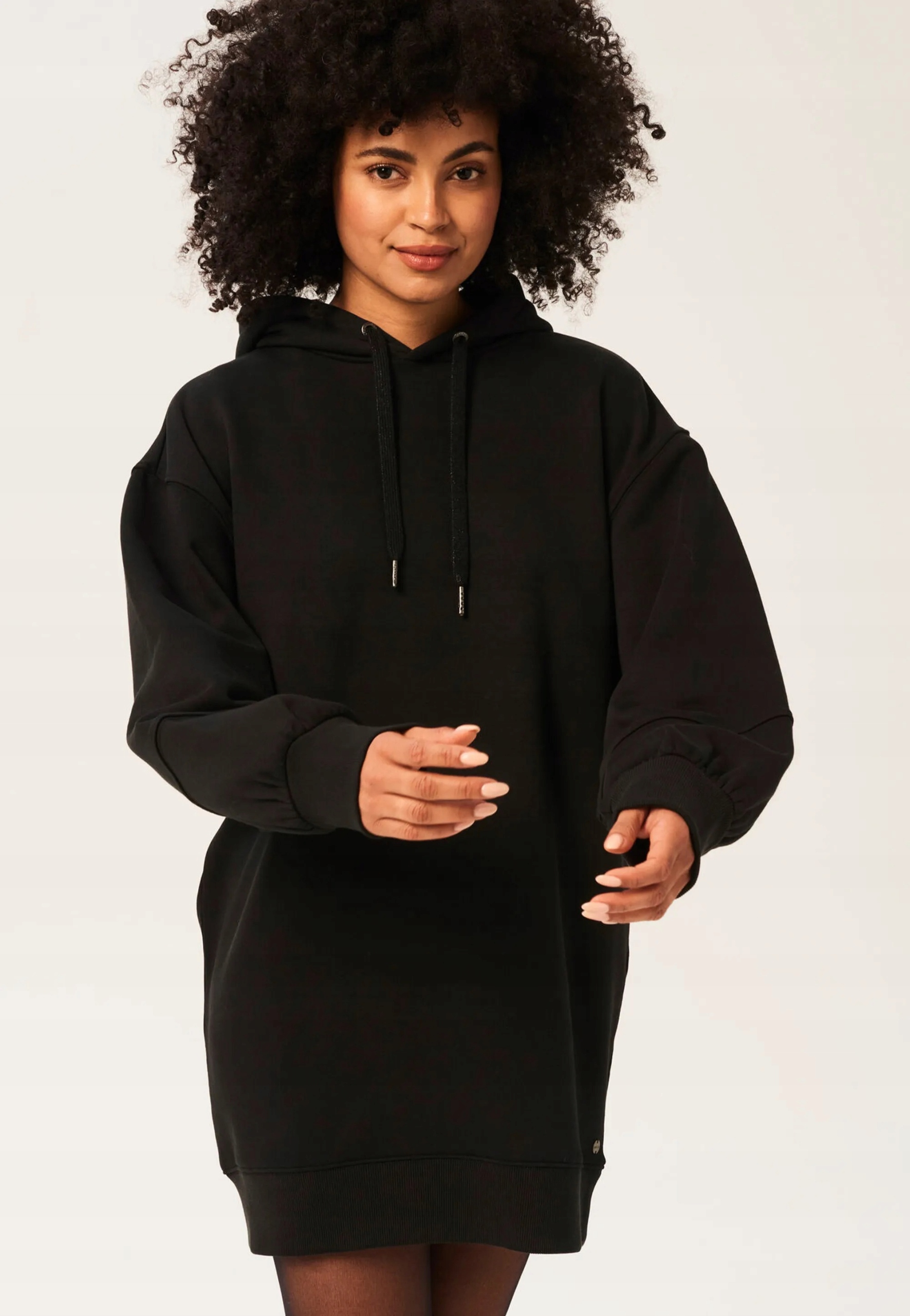 Garcia Černé Šaty S Kapucí Plus Size XXL 6EA