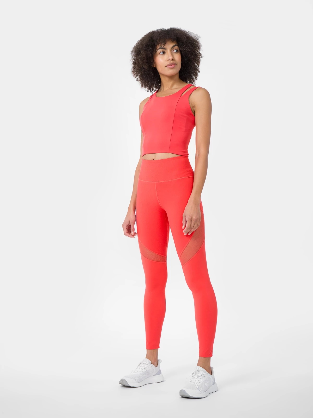 Top 4F Damski Treningowy Crop-top Szybkoschnący r. L