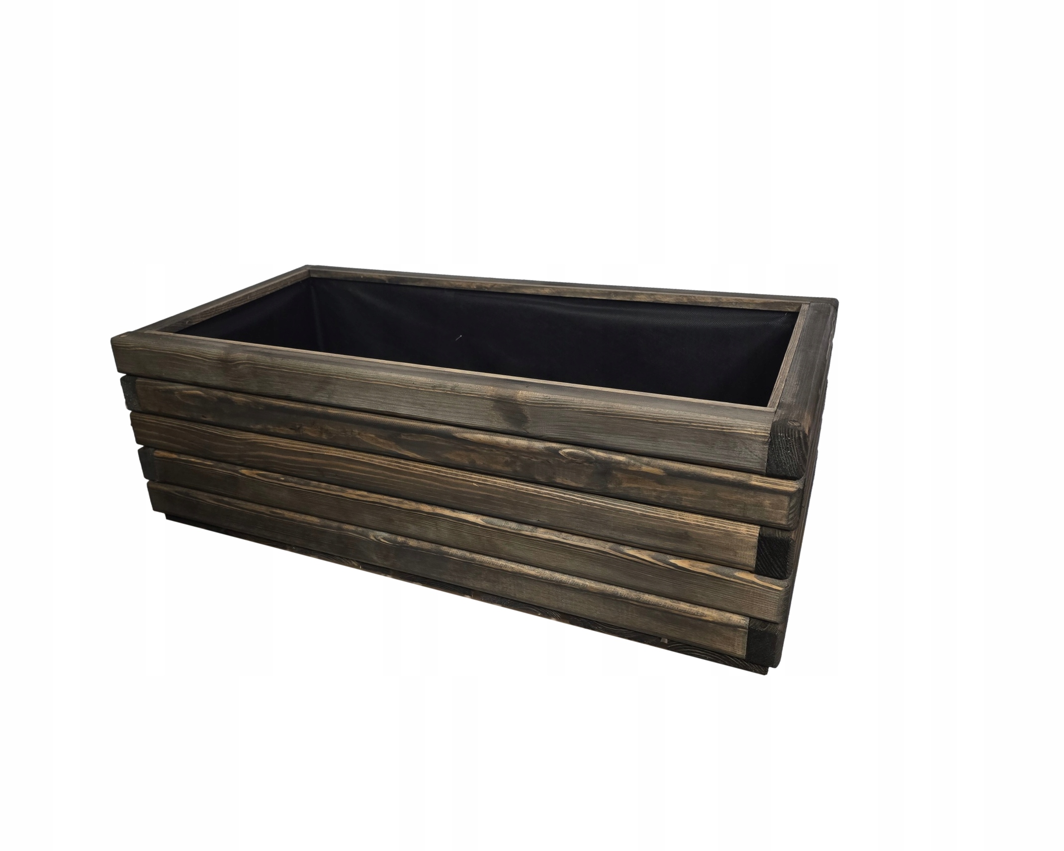 Kvetináč drevo sivý Zpd 80 cm x 40 x 30 cm