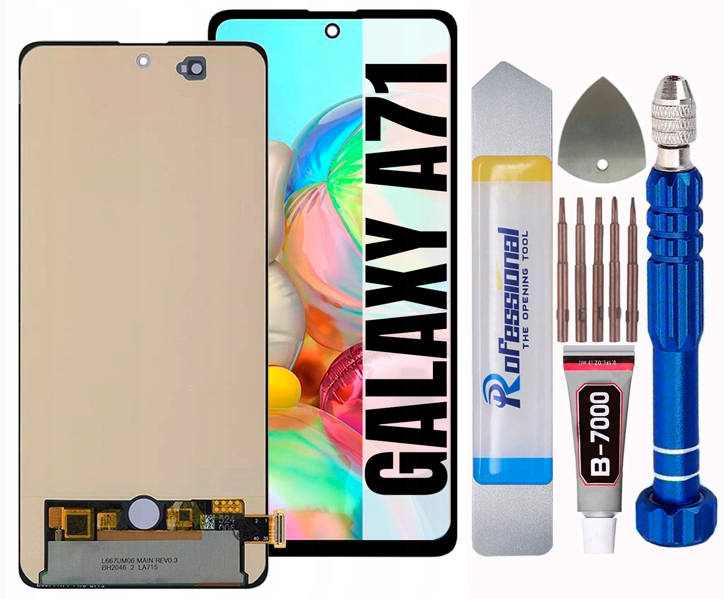 Displej Pro Samsung Galaxy A71 A715 Oled Plný Velikost 6,7 LCD Displej