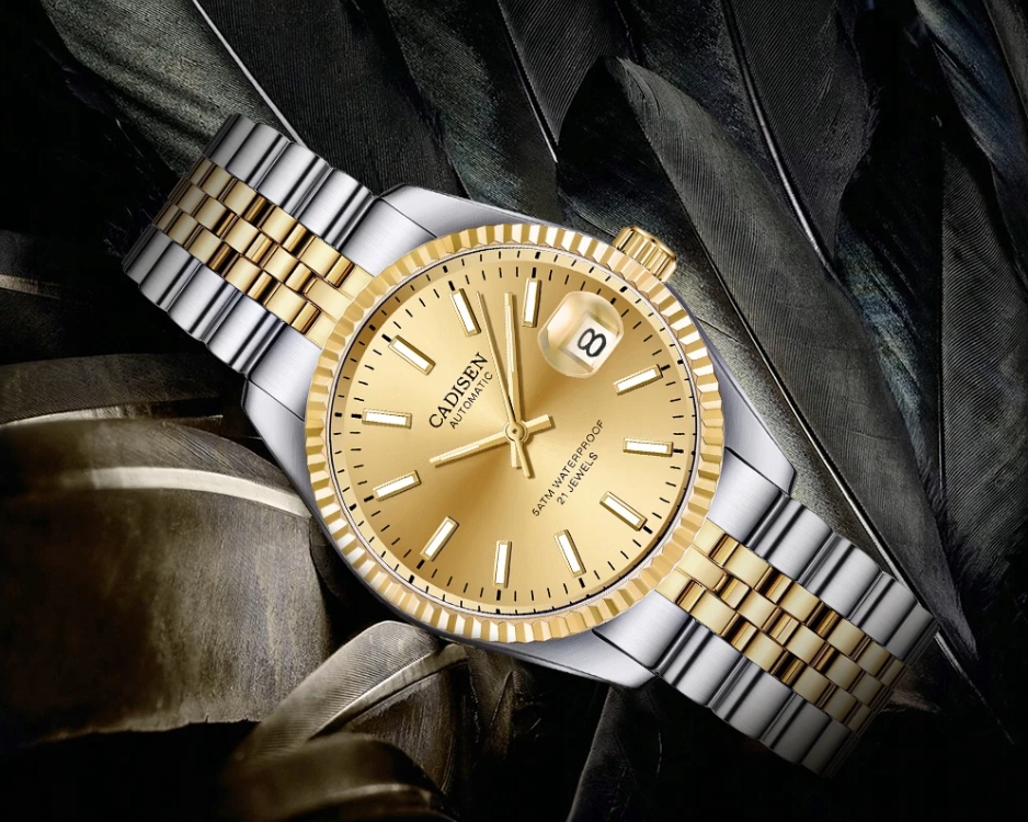 CADISEN automatyczny męski zegarek mechaniczny Marka ZINVO