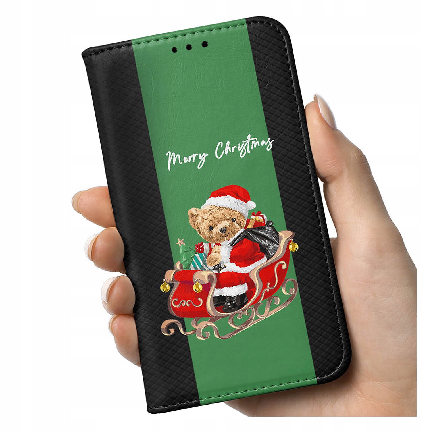 Vánoční Pouzdro Pro Samsung Galaxy A32 5G Obal Mikuláš Vánoční Vzory