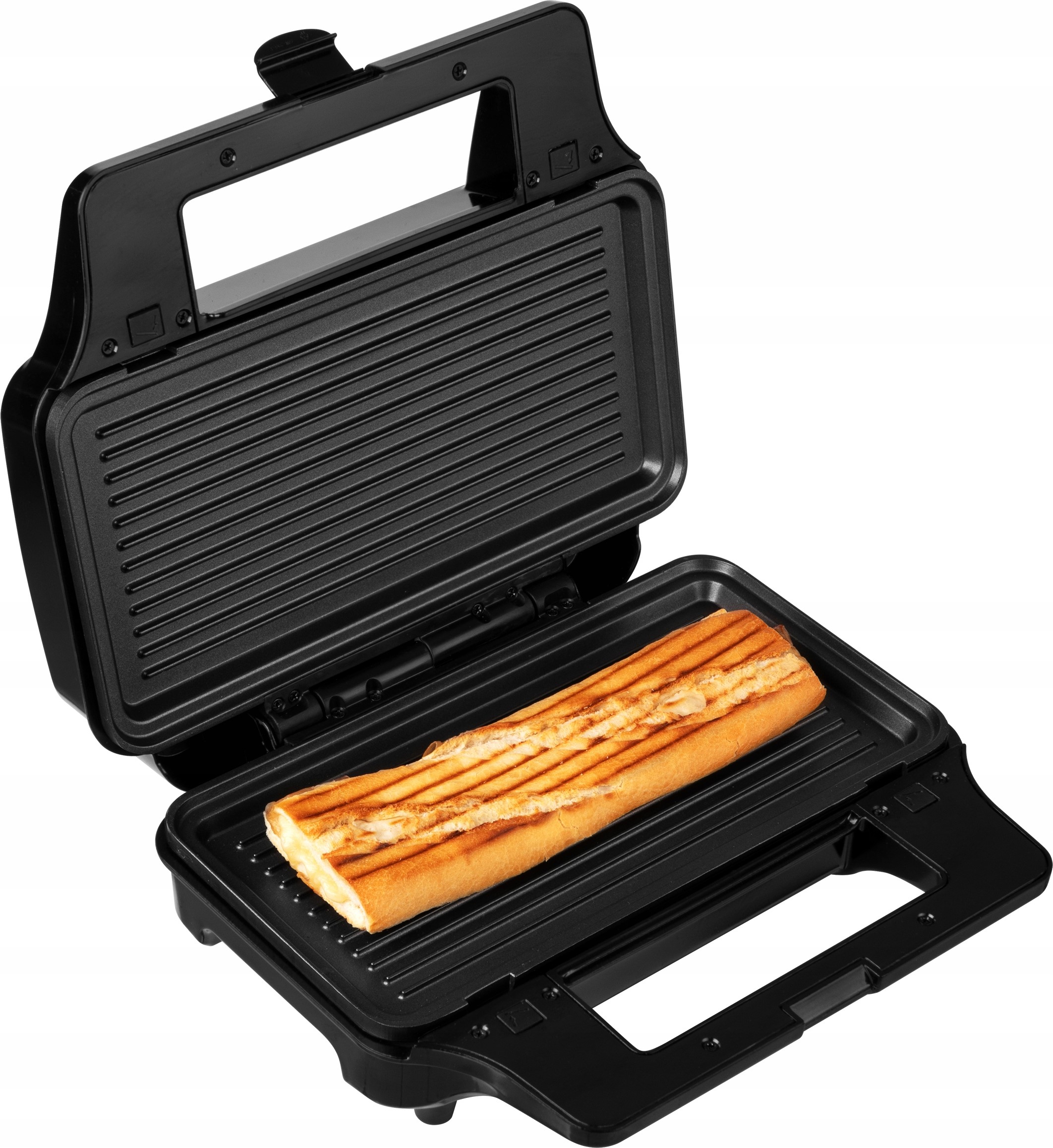 Opiekacz do kanapek grill Sencor 4w1 900 W Czarny Kształt kanapek trójkąt kwadrat