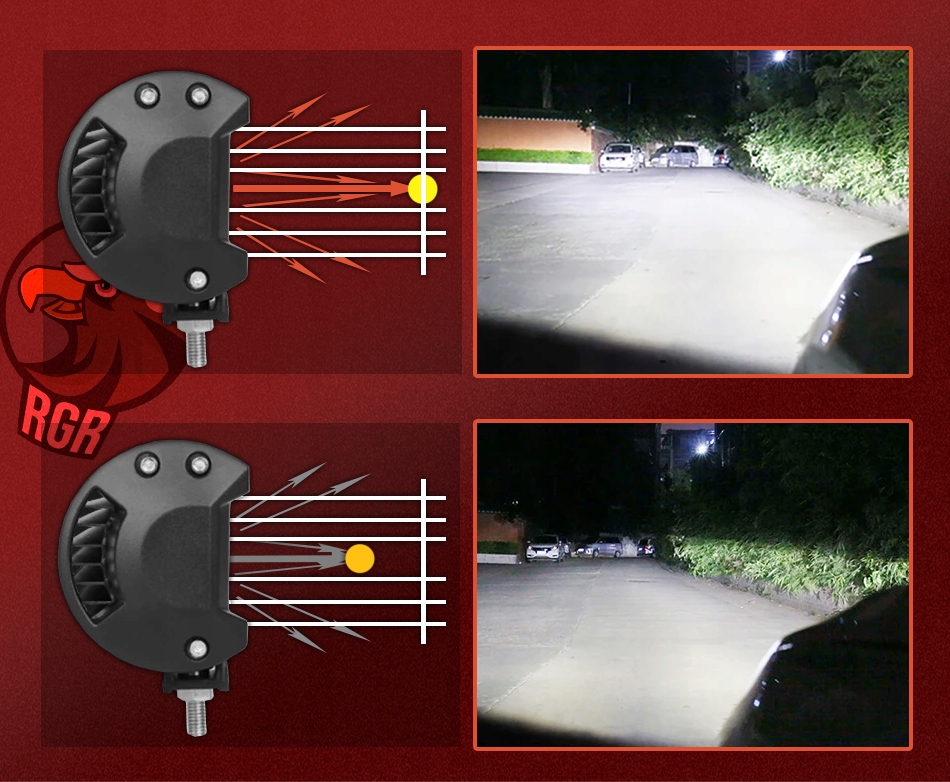 LAMPA ROBOCZA 130CM ŁUK Wygięta 12V 24V Belka LED DALEKOSIĘŻNA Led Bar Napięcie 12-24 V