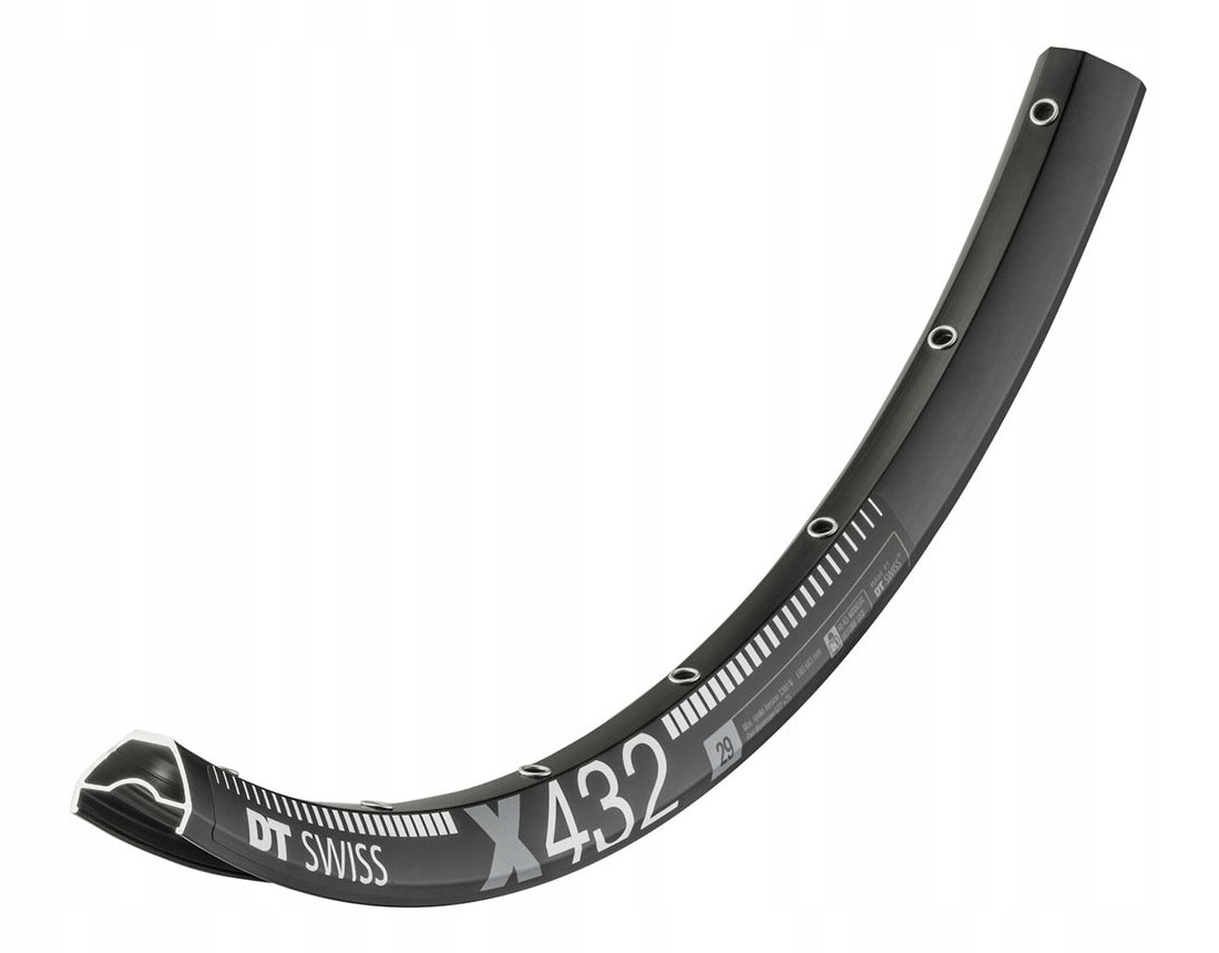 DT Swiss X 432 Disc 29" obręcz czarna 32H