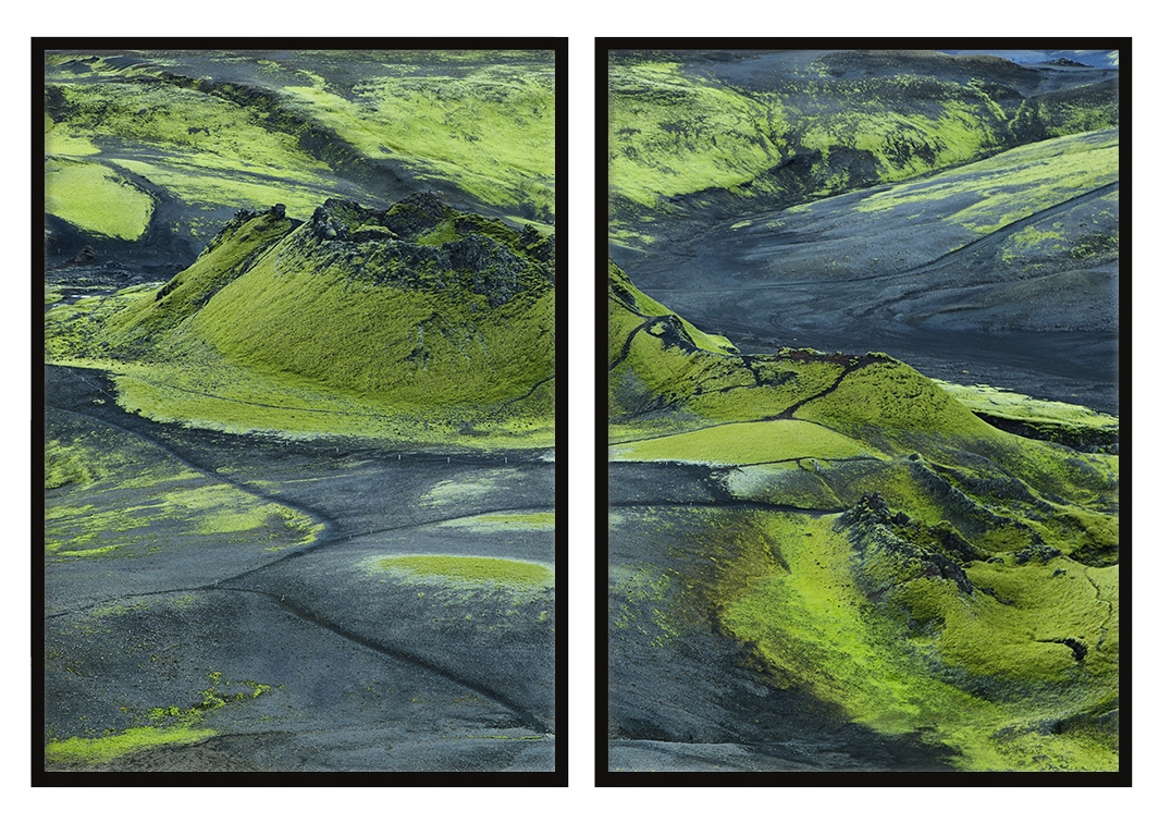 

Obraz Plakaty W Ramie 53x73cm Dyptyk Islandia P757