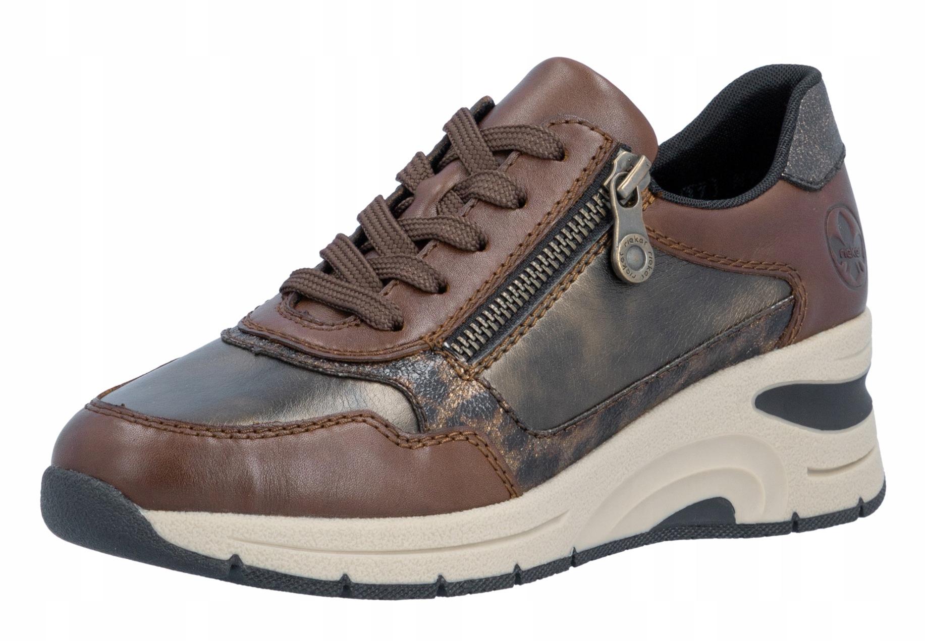 Rieker N9301-27 vel.41 hnědé polobotky sportovní tenisky Soft