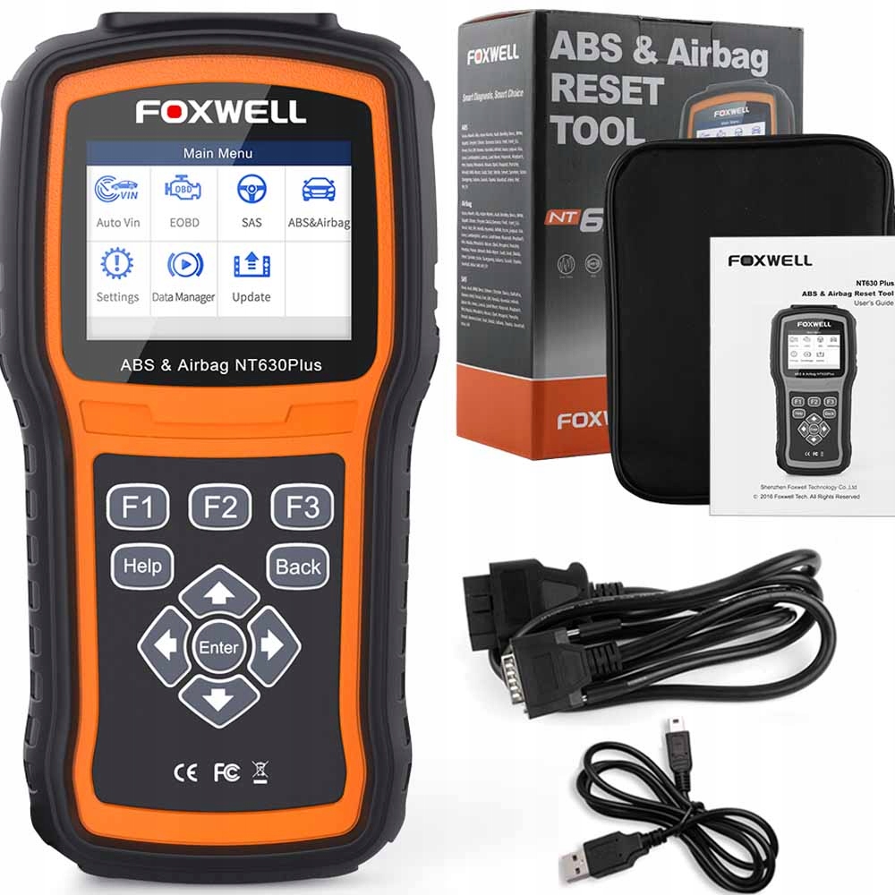 Foxwell NT630 Plus OBD2 Rýchly Reset Abs Srs Oil Light