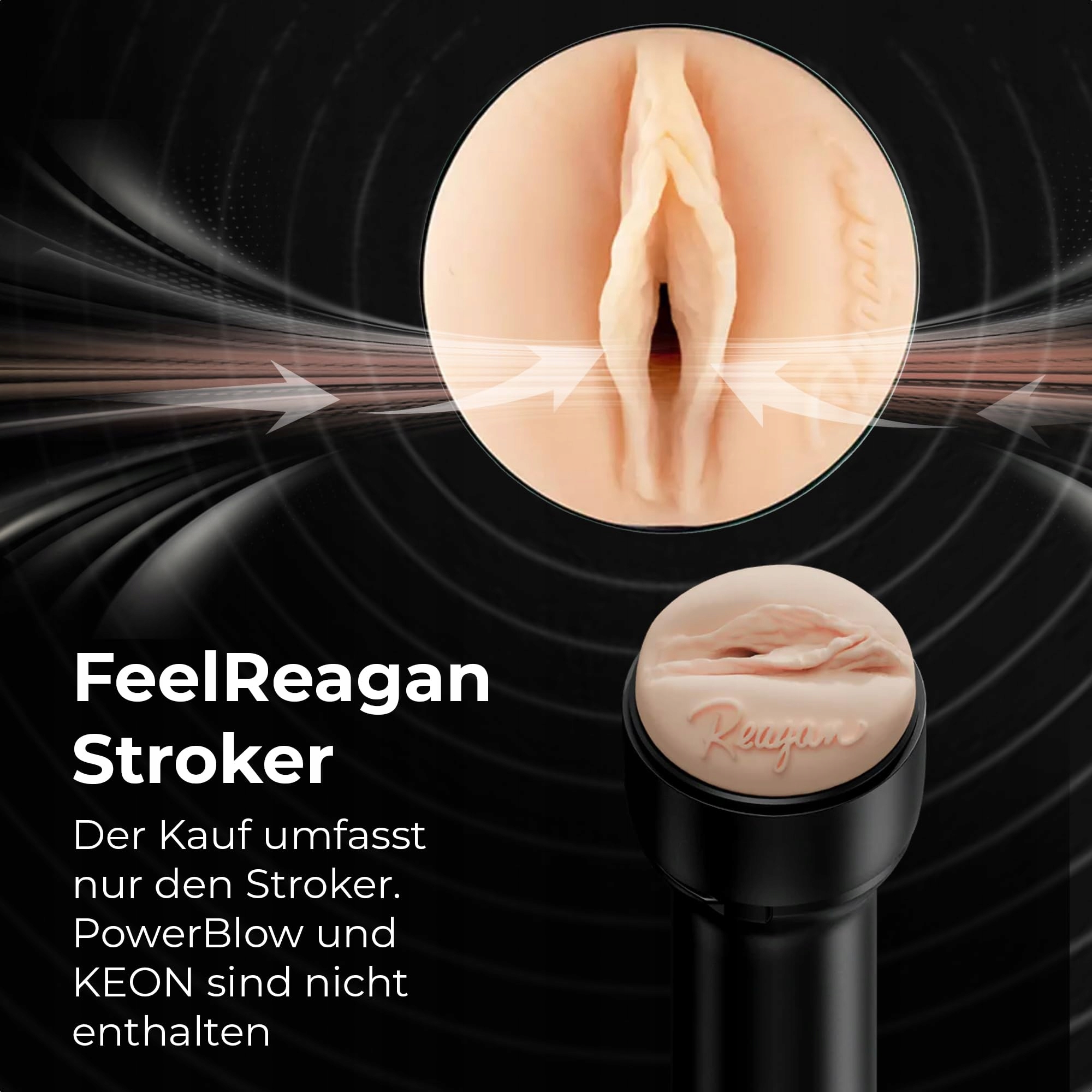 KIIROO Reagan Foxx Masturbator Dla Mężczyzn Realistyczny Design — miniatura 3