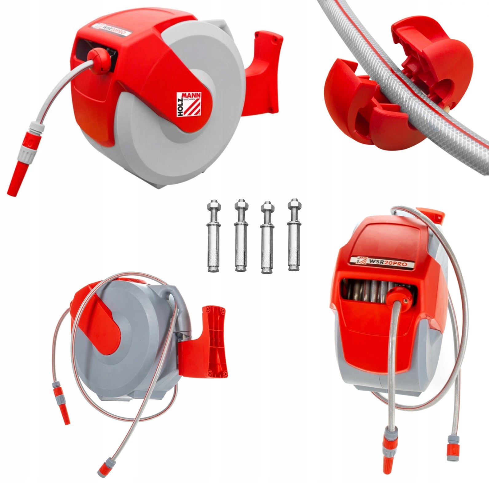 Navijak na záhradnú hadicu bubnový na stenu 20 m 1 m