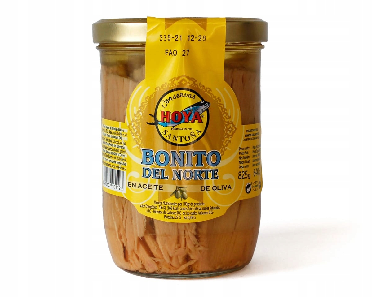 Levně Bílý tuňák v olivovém oleji 825 g Hoya