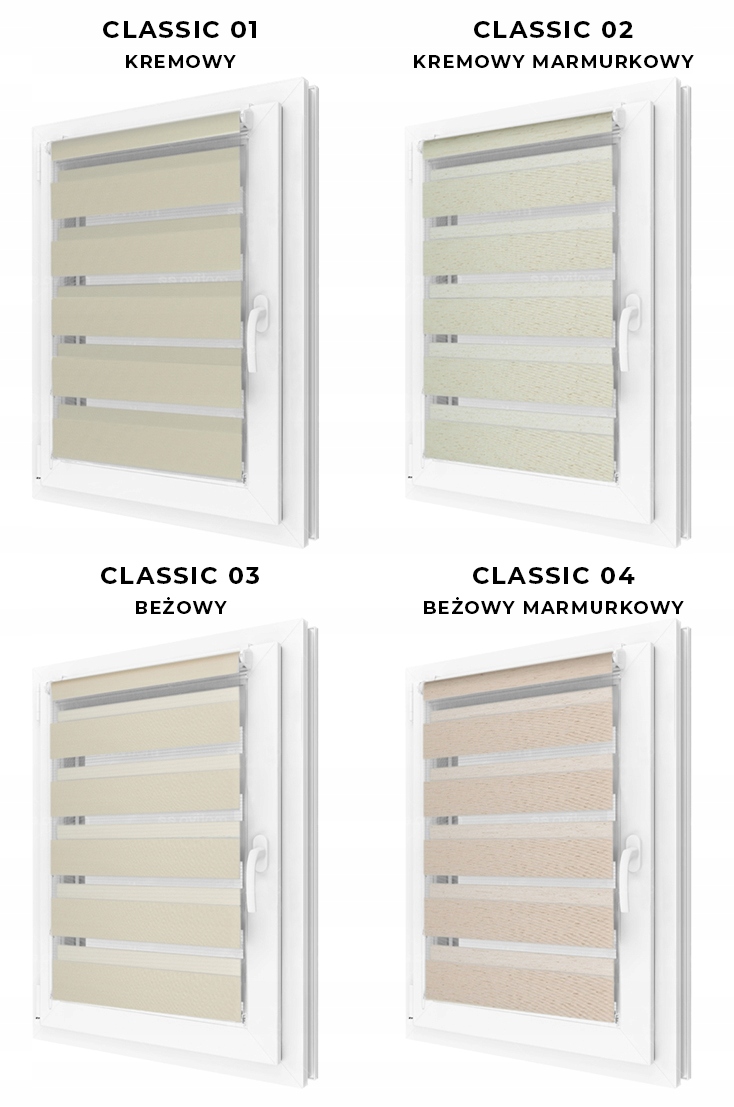 Rolety Dzień Noc na wymiar z napinaczem 71x215 cm Kod producenta DTODNSZM