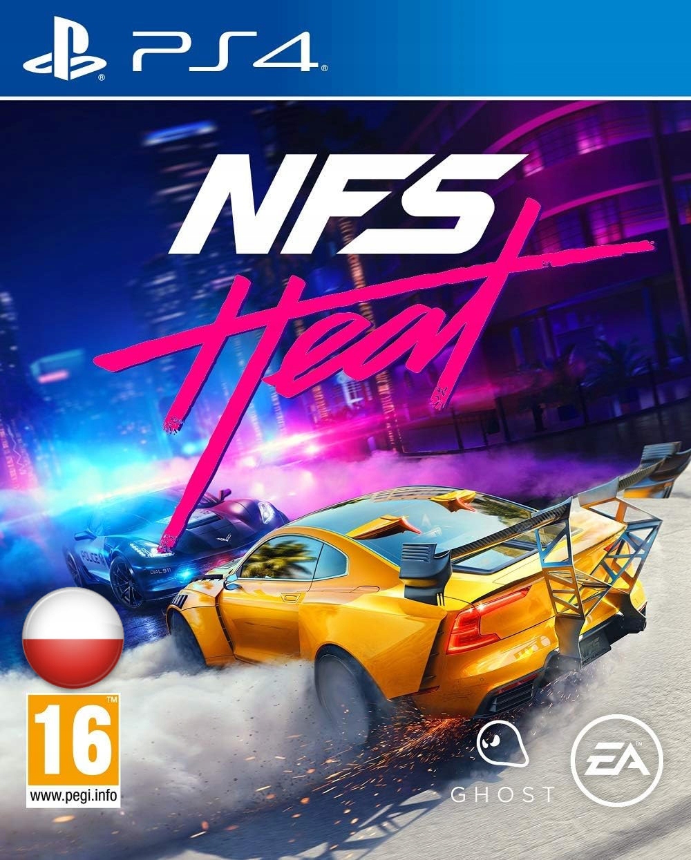 Need For Speed Heat PS4 Pl Gra Pudełkowa PlayStation 4