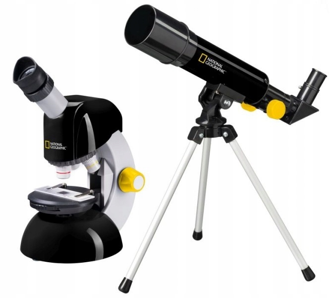 Zestaw teleskop Ar 50 Az mikroskop 40x-640x National Geogrpahic