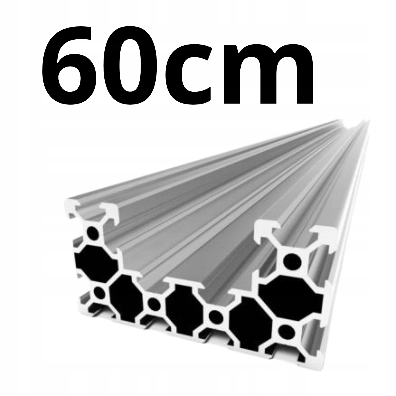 Profil Aluminiowy Konstrukcyjny C-beam V-slot 4080 60cm Cięty Na Wymiar