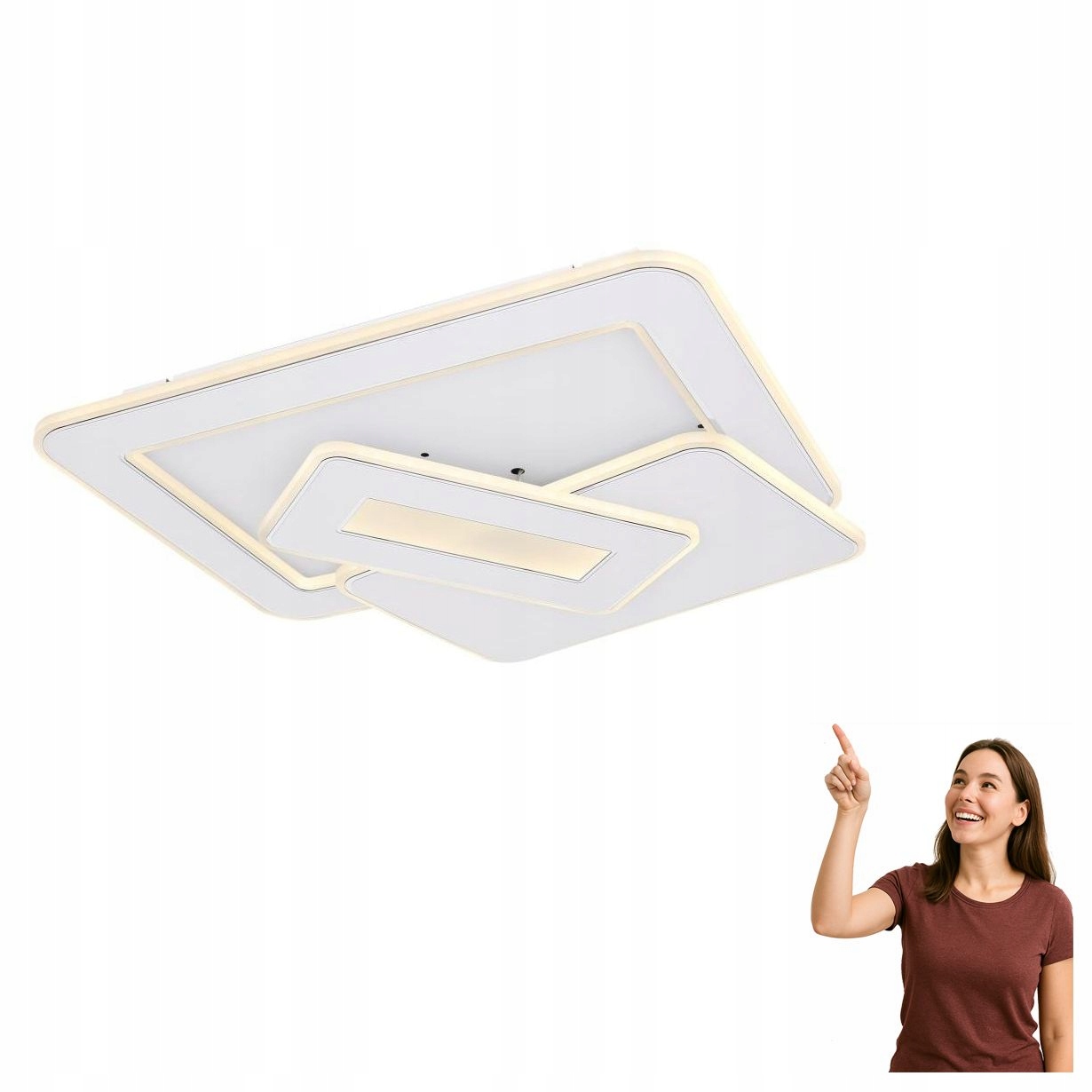 Led Stropné Svietidlo 50W Kique 48548SH Globo