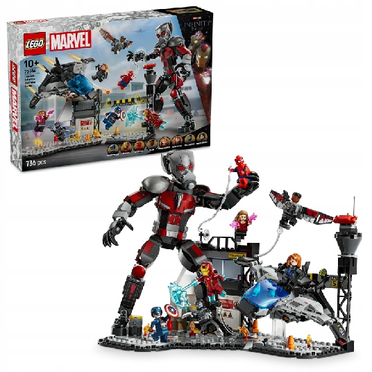 Lego Marvel 76314 Akční bitva Captain America: Občanská válka